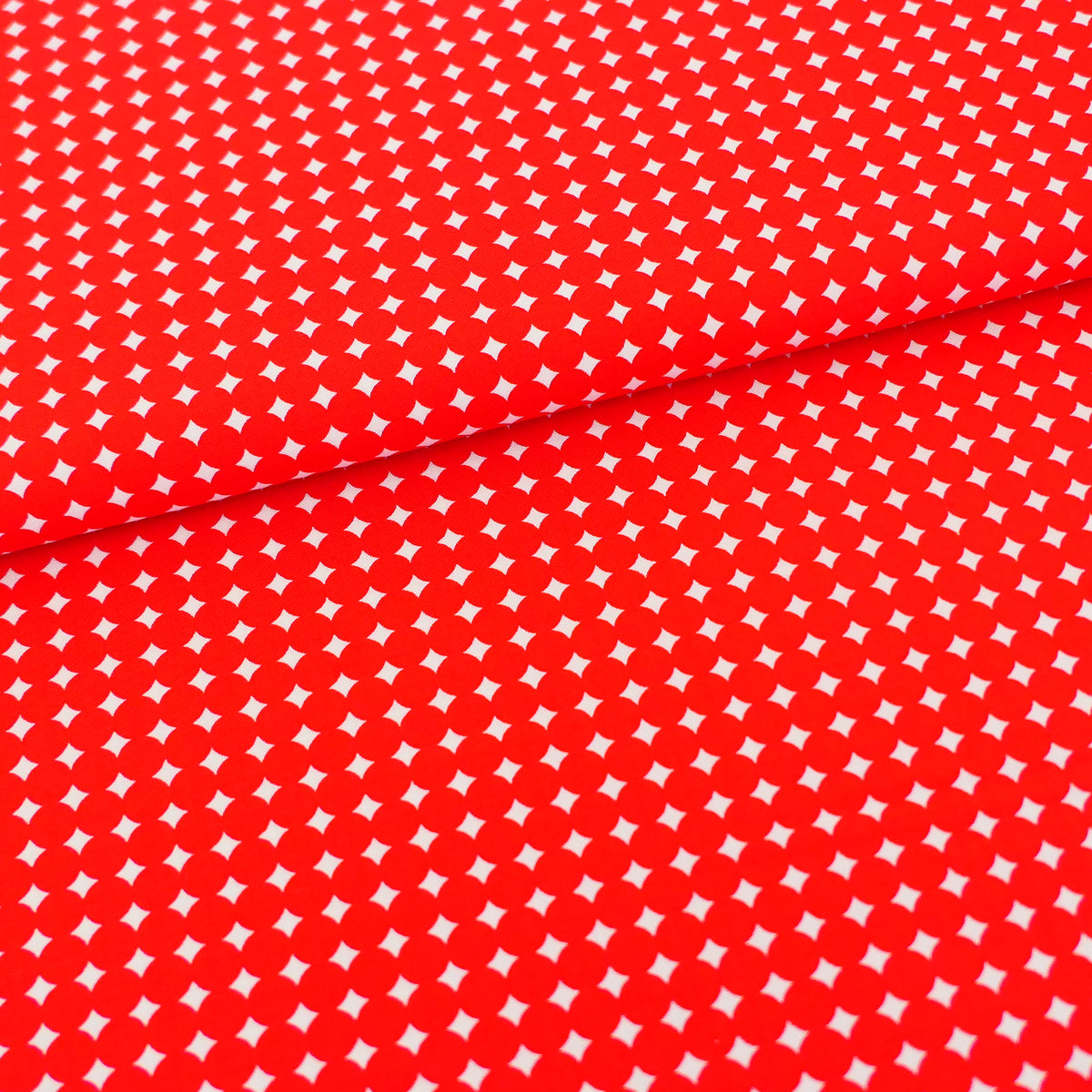 Baumwollstoff, amerikanischer Designerstoff, Moda, Hey Dot Rot, Meterware