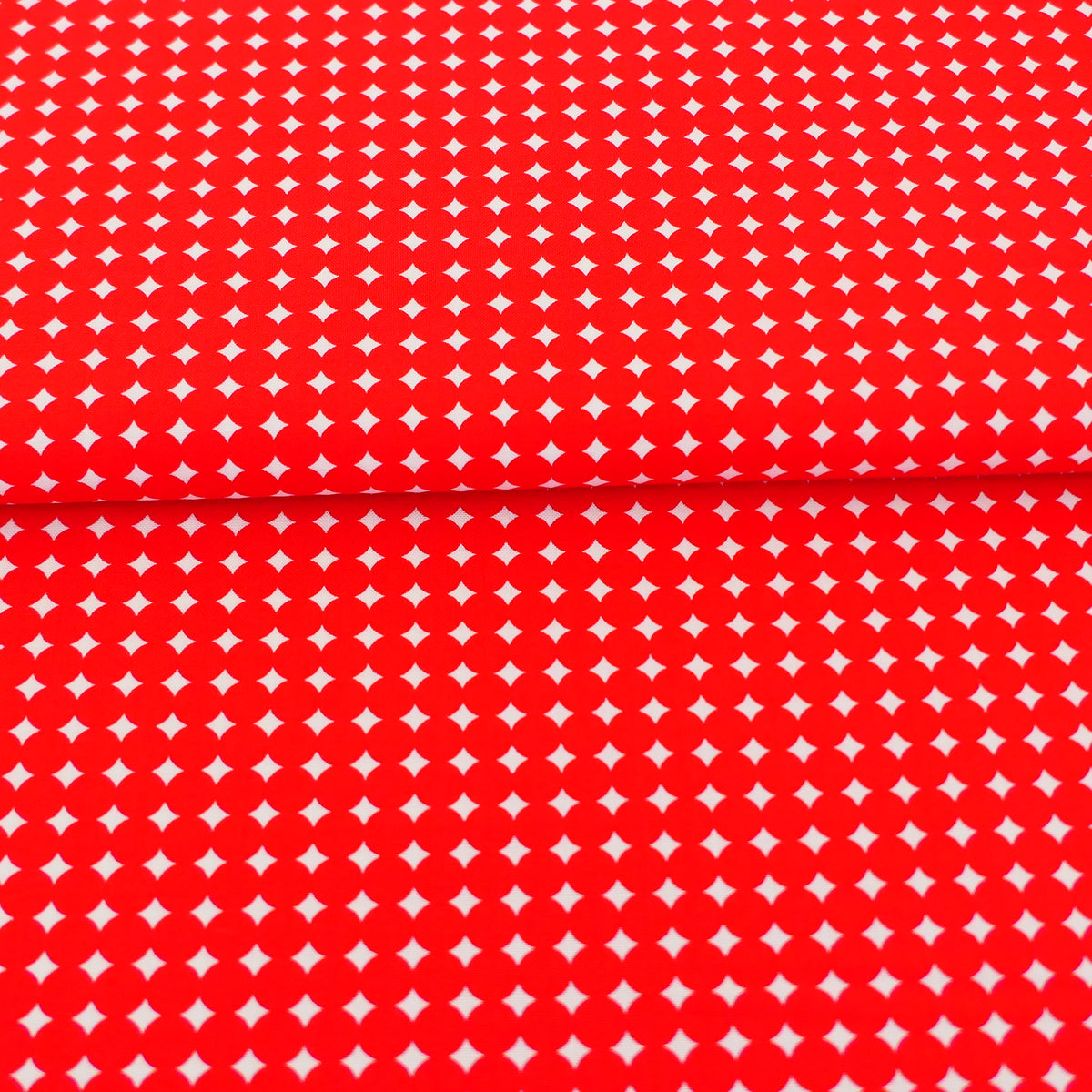 Baumwollstoff, amerikanischer Designerstoff, Moda, Hey Dot Rot, Meterware
