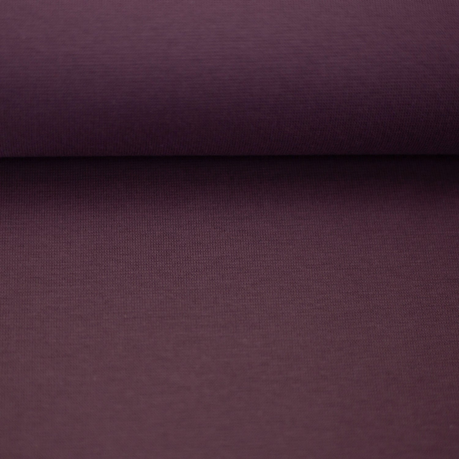 Bündchen, 35cm, Uni, Mauve dunkel, Meterware