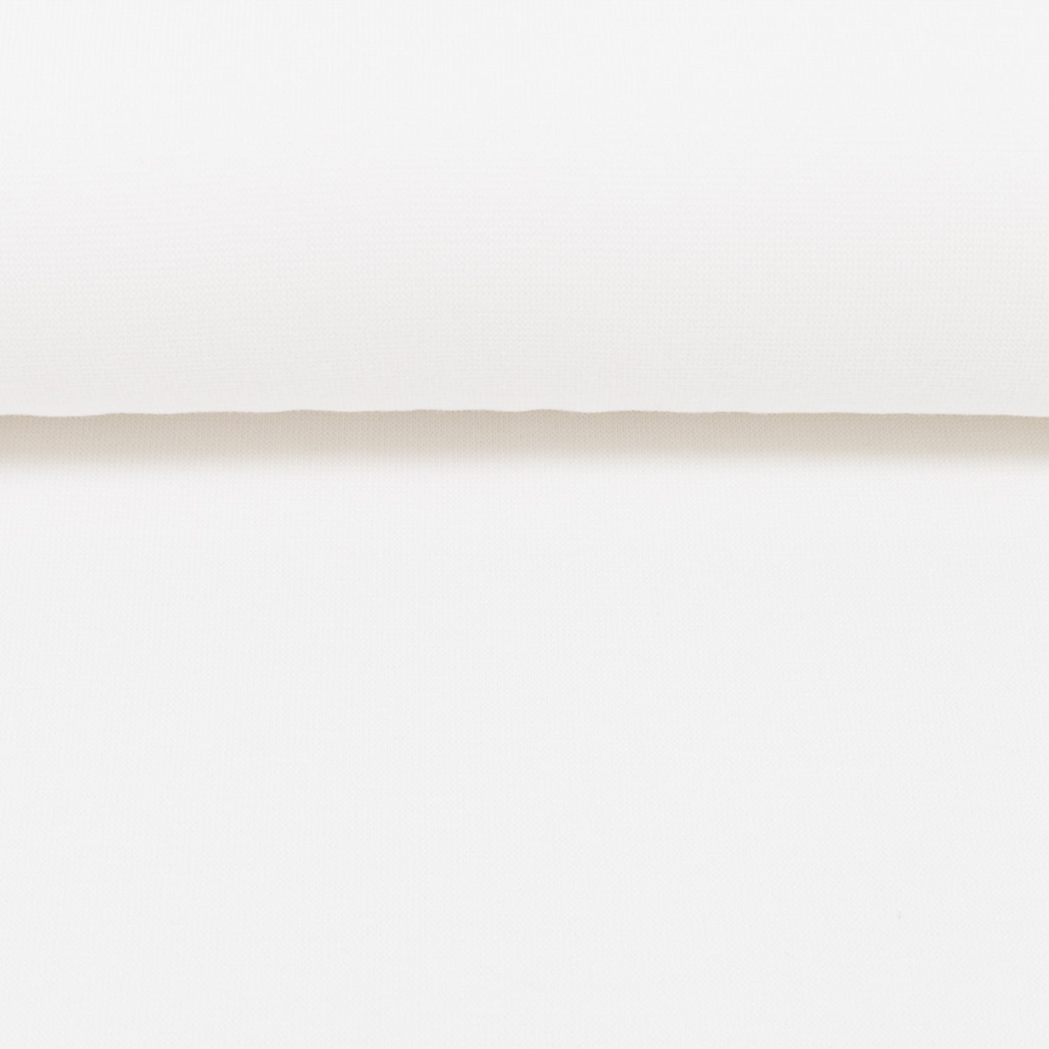 Bündchen, 35cm, Uni, Reinweiß, Meterware