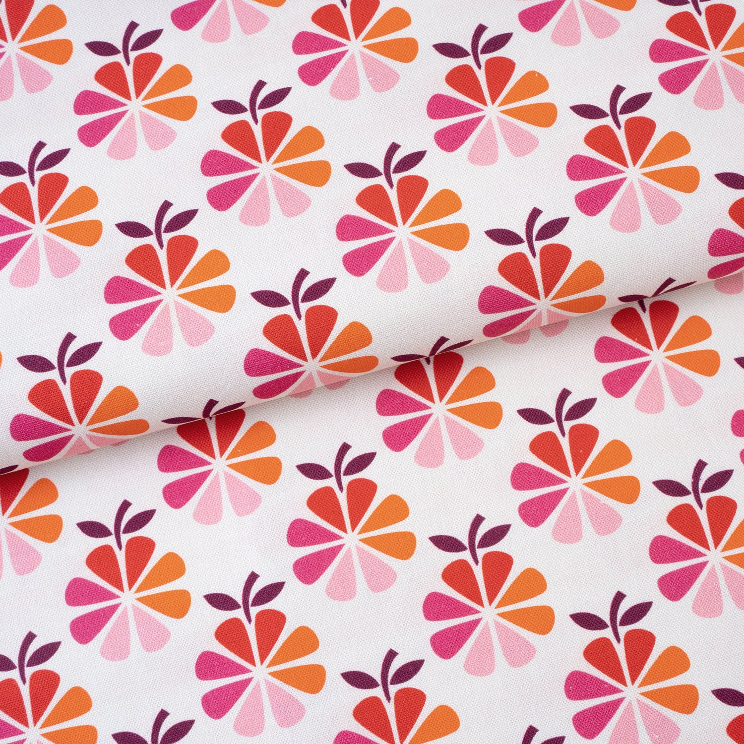 Canvas Baumwollstoff, In My Kitchen, Blume, Hamburger Liebe, Meterware