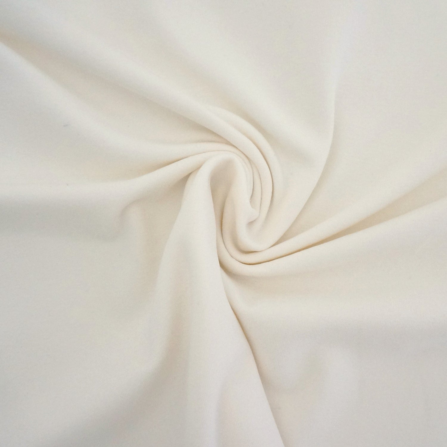Jersey Uni, Naturweiß, Vanille, Meterware