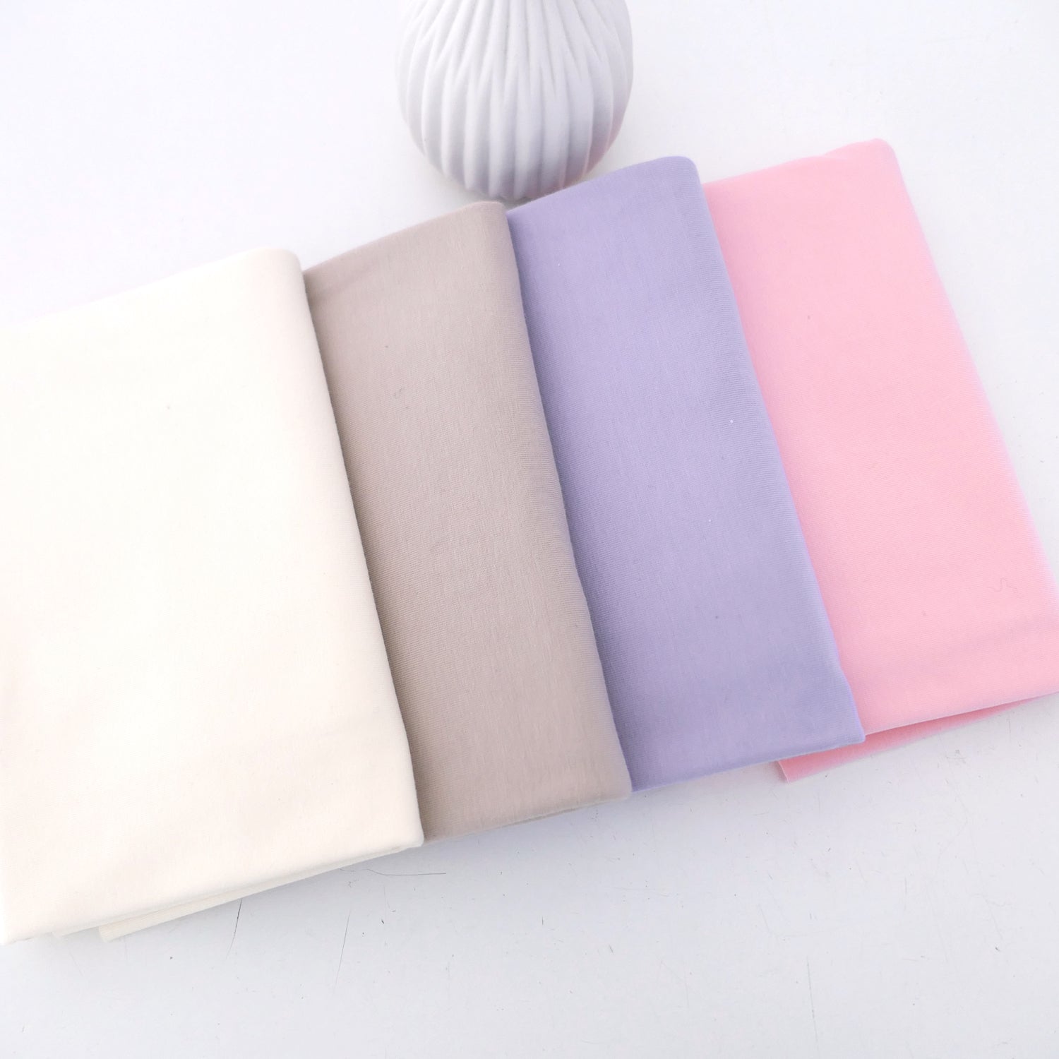 Jersey Uni, Rosa, Meterware