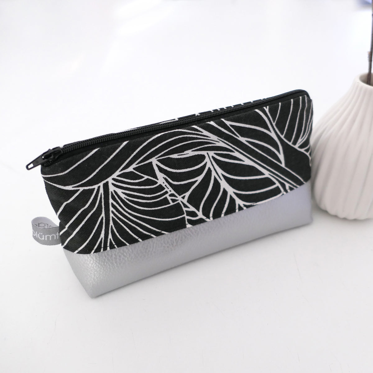 Kunstleder, Uni Silber, Lederimitat, vegan, Meterware