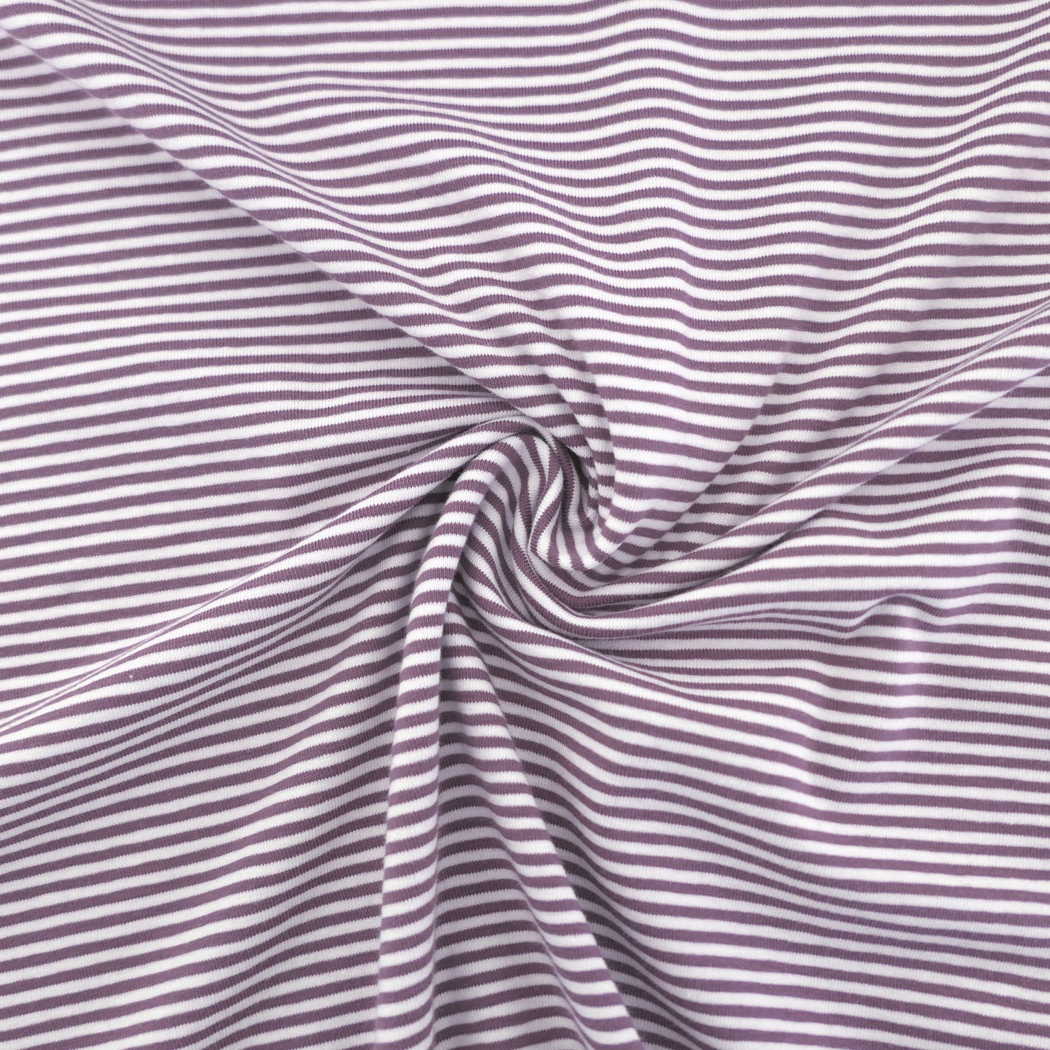 Ringeljersey 3mm, Streifen, Mauve/Weiß, Meterware