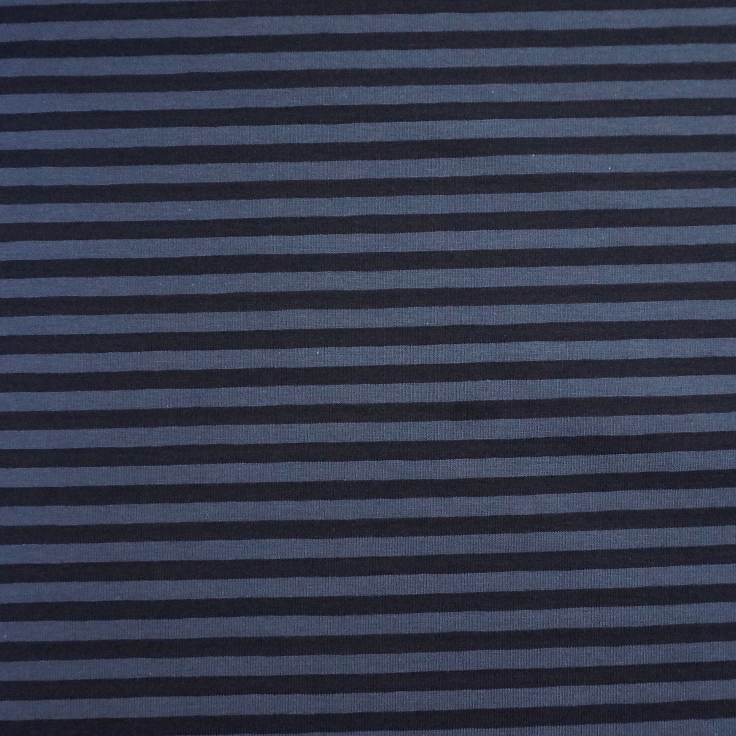 Ringeljersey 5 mm, Streifen, Blau/Dunkelblau, Meterware