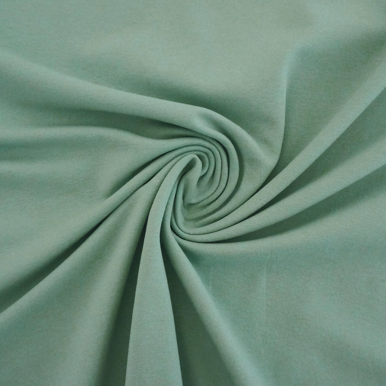 Jersey Uni, Mintgrün, Meterware