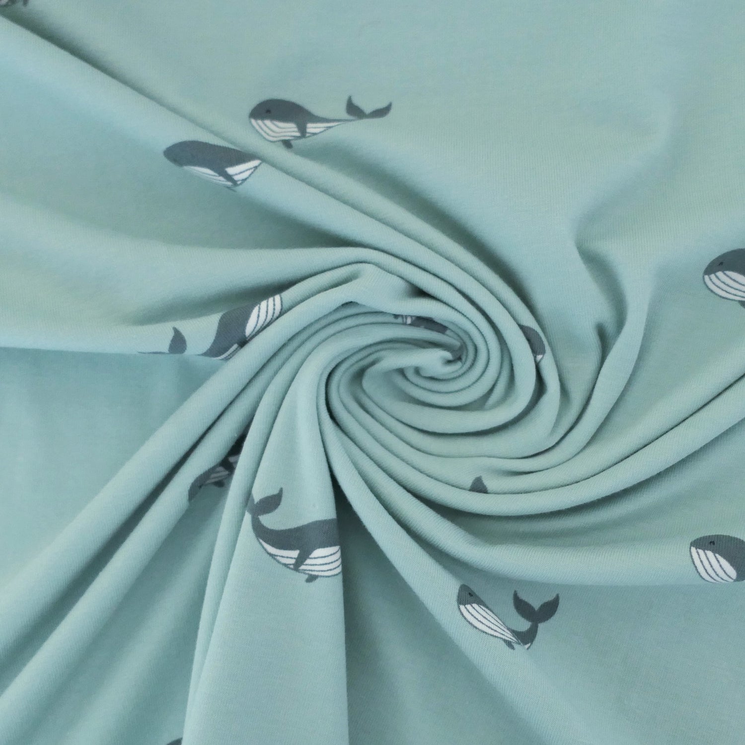 Jersey, kleine Wale, Mint, Meterware