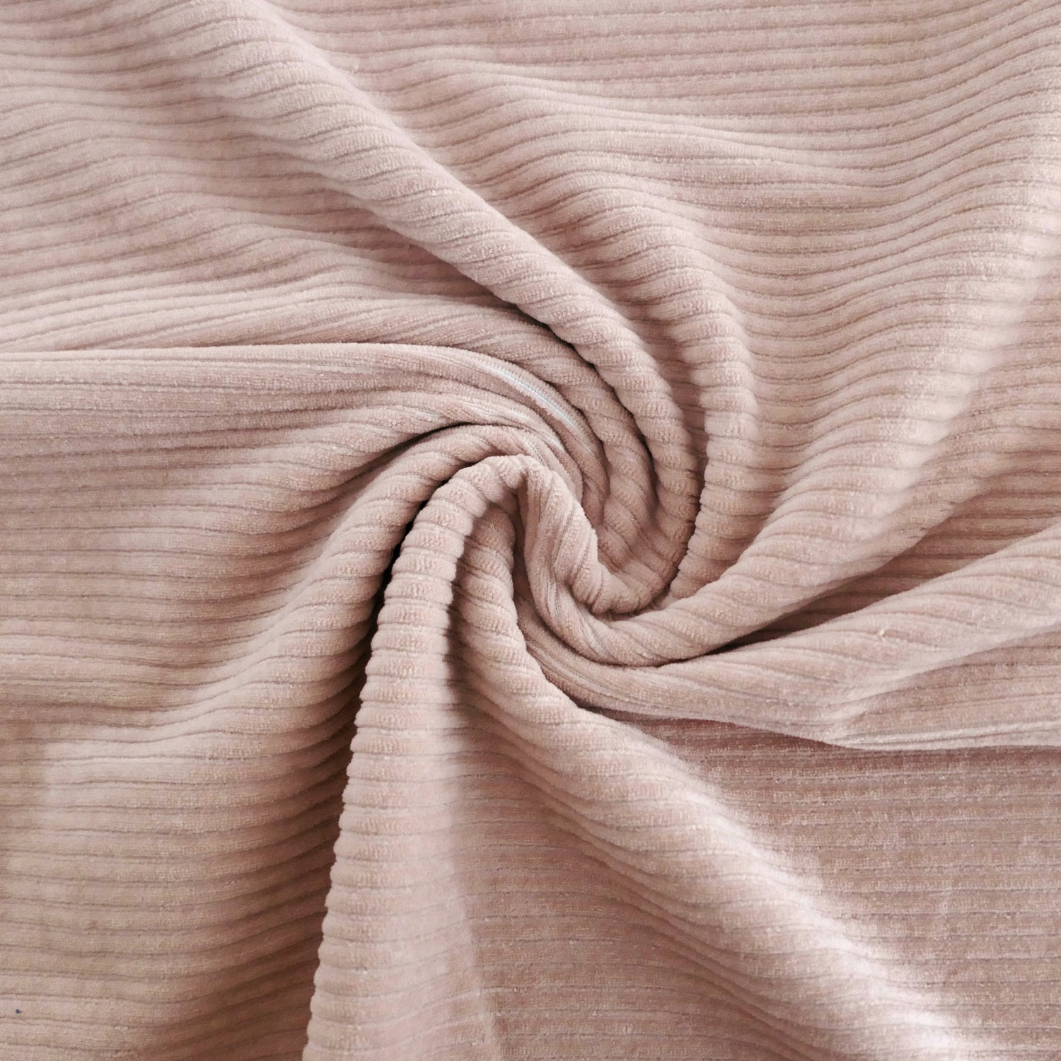 Cordjersey, Uni Softrose, Breitcord, elastischer Cord, Meterware