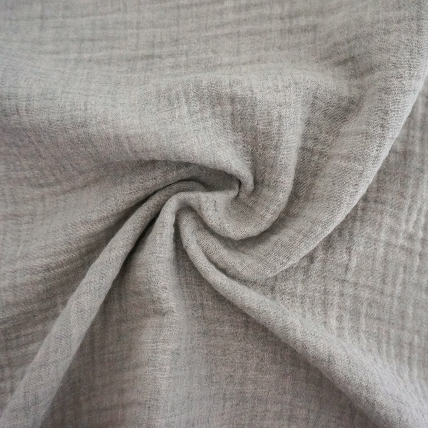 Musselin, Double Gauze, Sand, meliert, Meterware