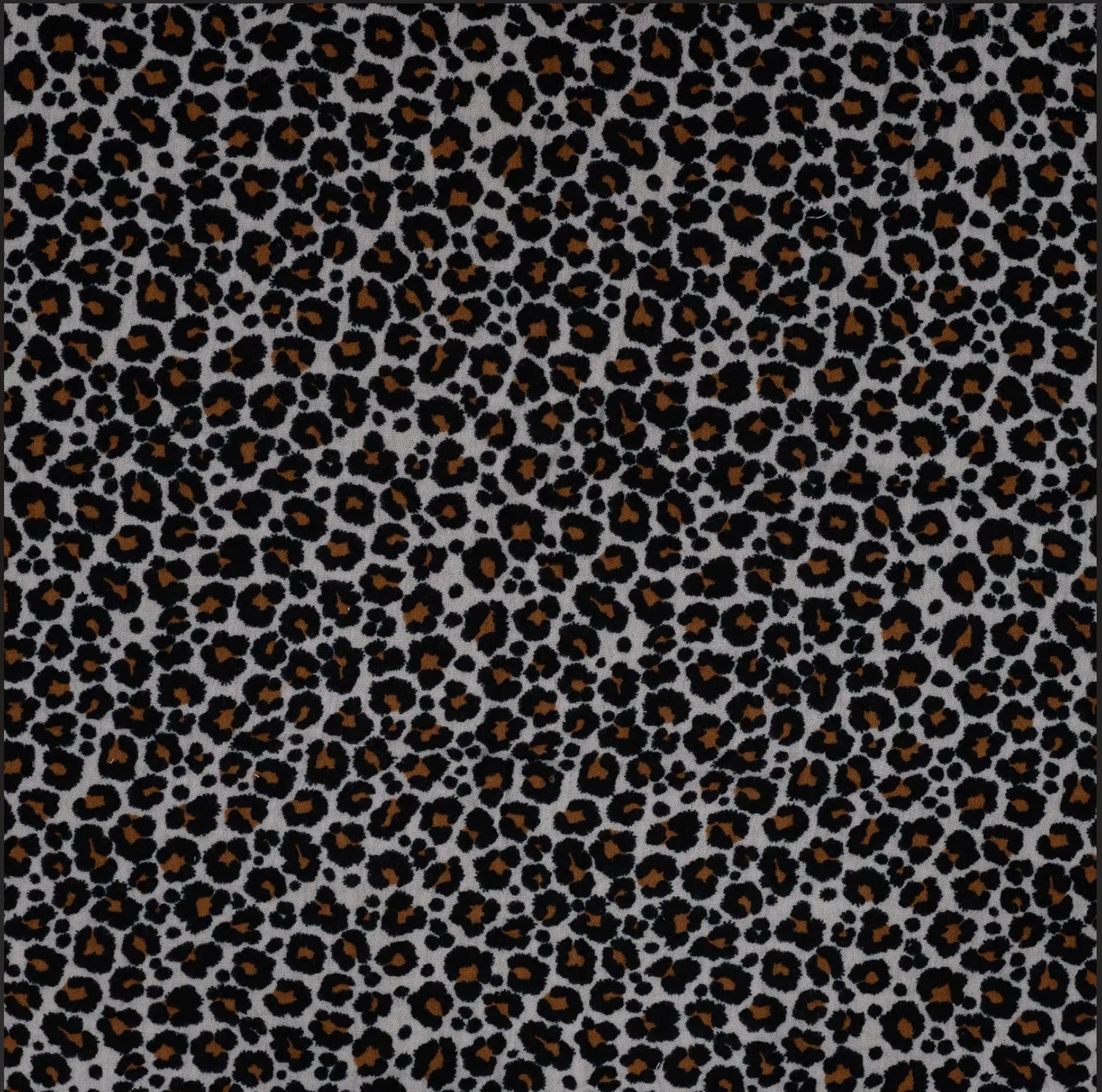 Musselin, Double Gauze, Leo, Leopard, Sand, Meterware