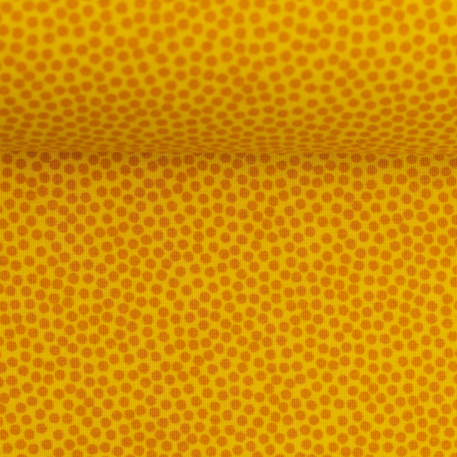 Baumwollstoff, Dotty, swafing, Gelb/Orange, Meterware