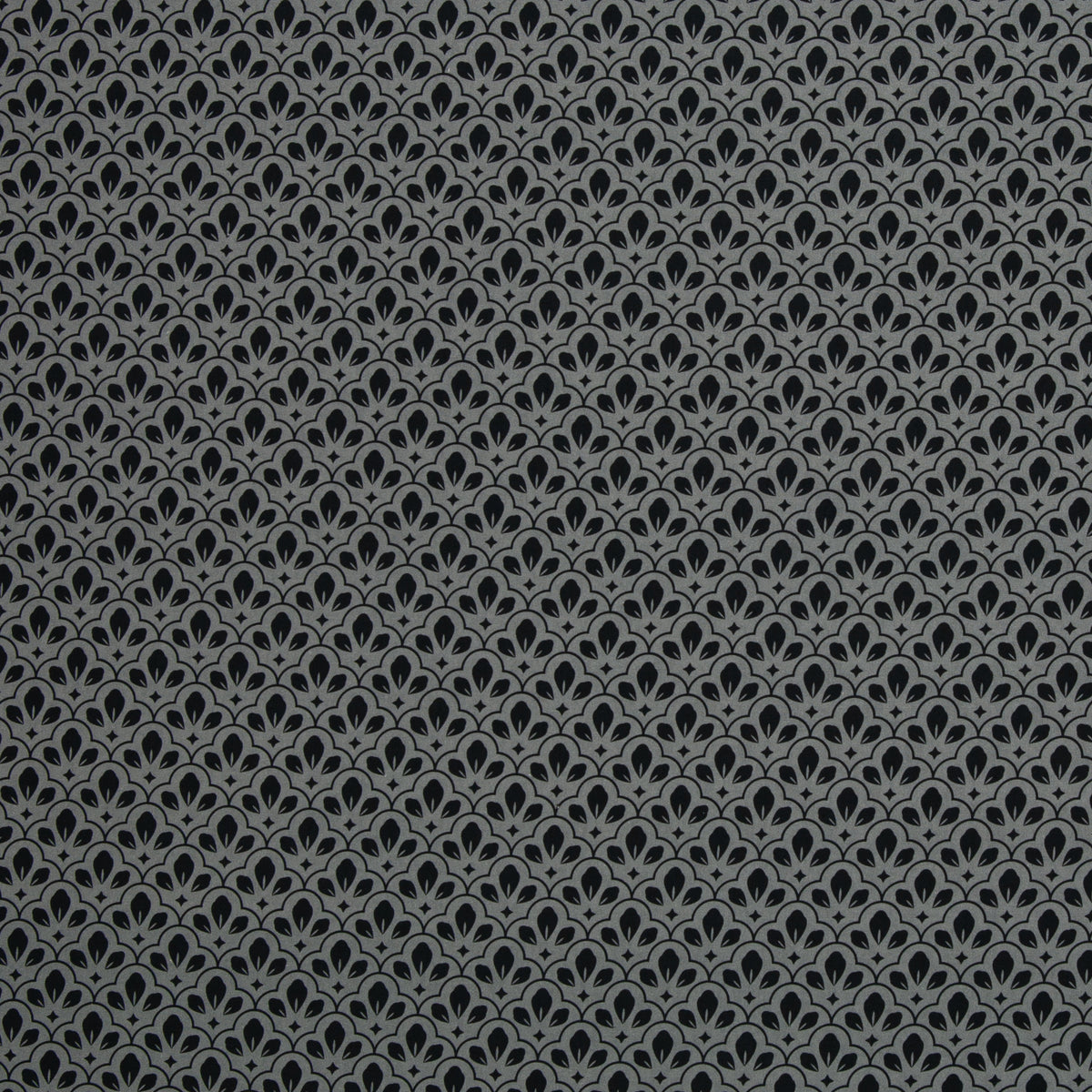 Baumwollstoff, Eleonora, swafing, Fächer, Grau, Schwarz, Meterware