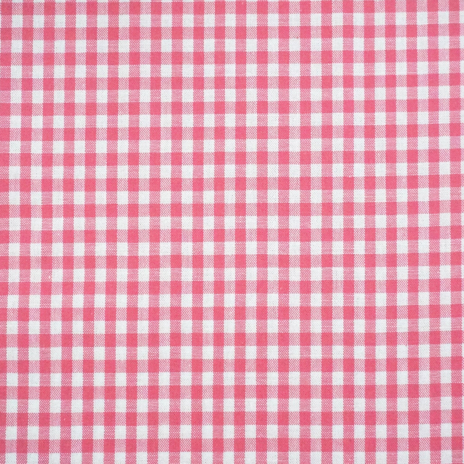 Baumwollstoff, Vichykaro 5 mm, Rosa, Meterware