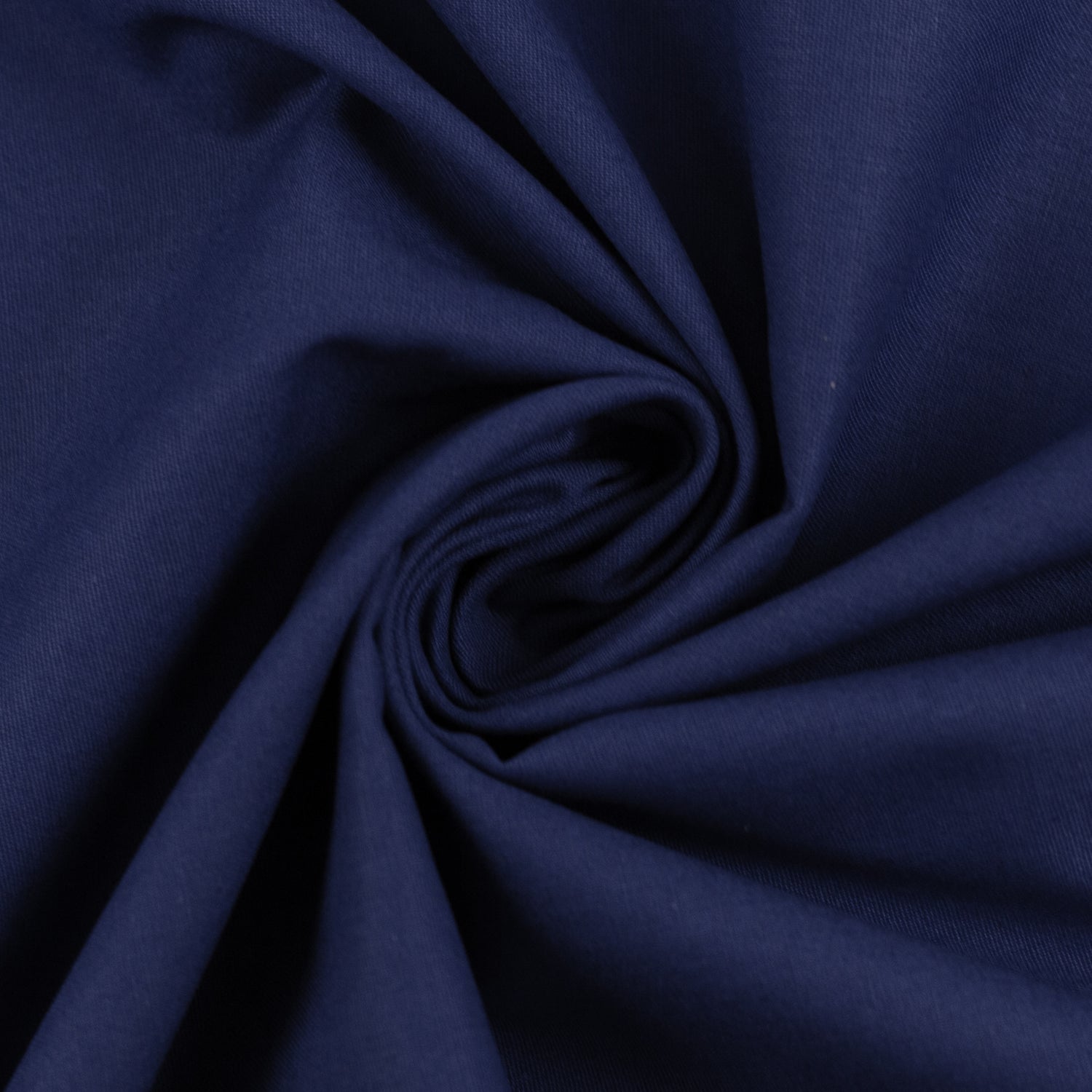 Baumwollstoff Uni Blau Heide, Meterware