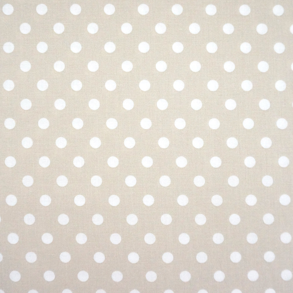 Baumwollstoff, swafing, Judith, Punkte, Polka Dots, Hellcreme/Weiß