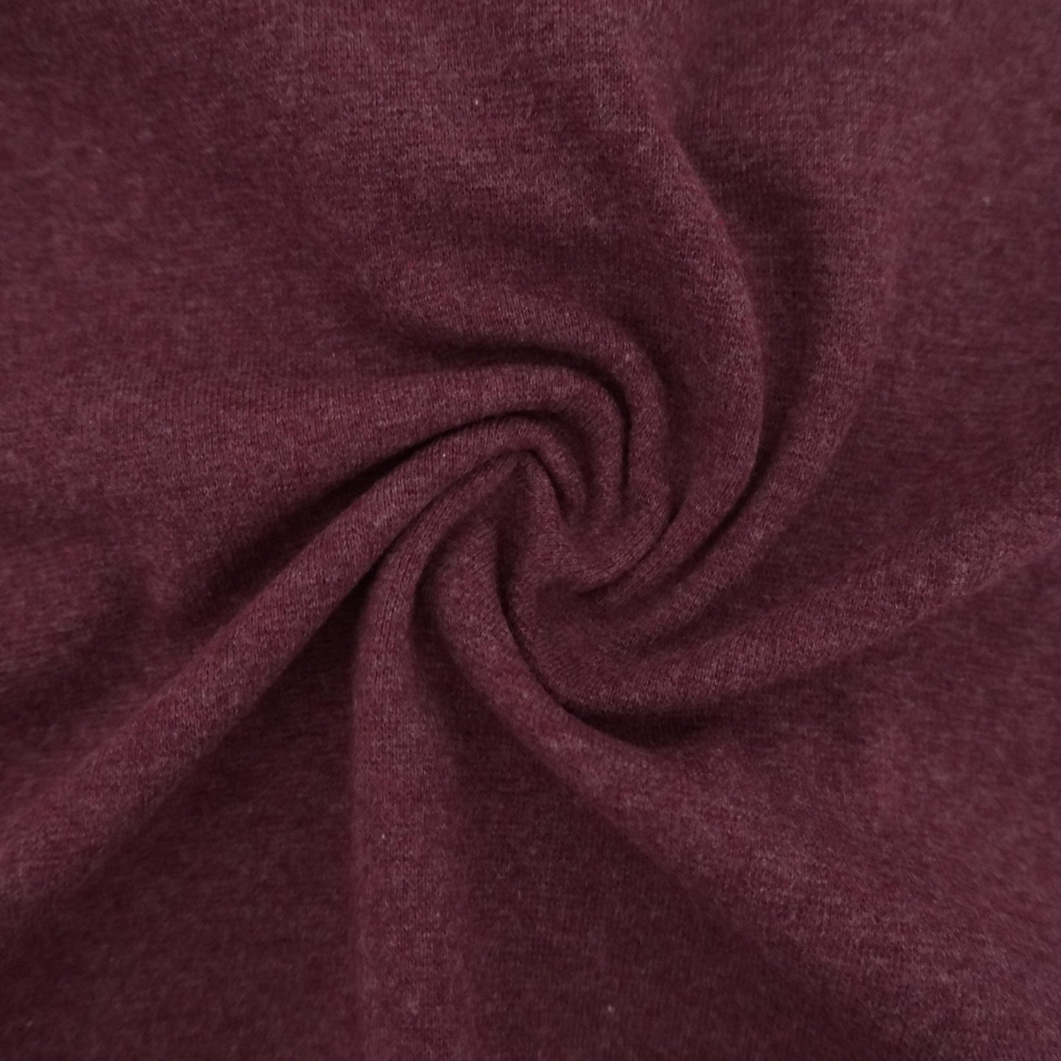 Bündchen, Heike, Uni, Bordeaux, meliert, Meterware