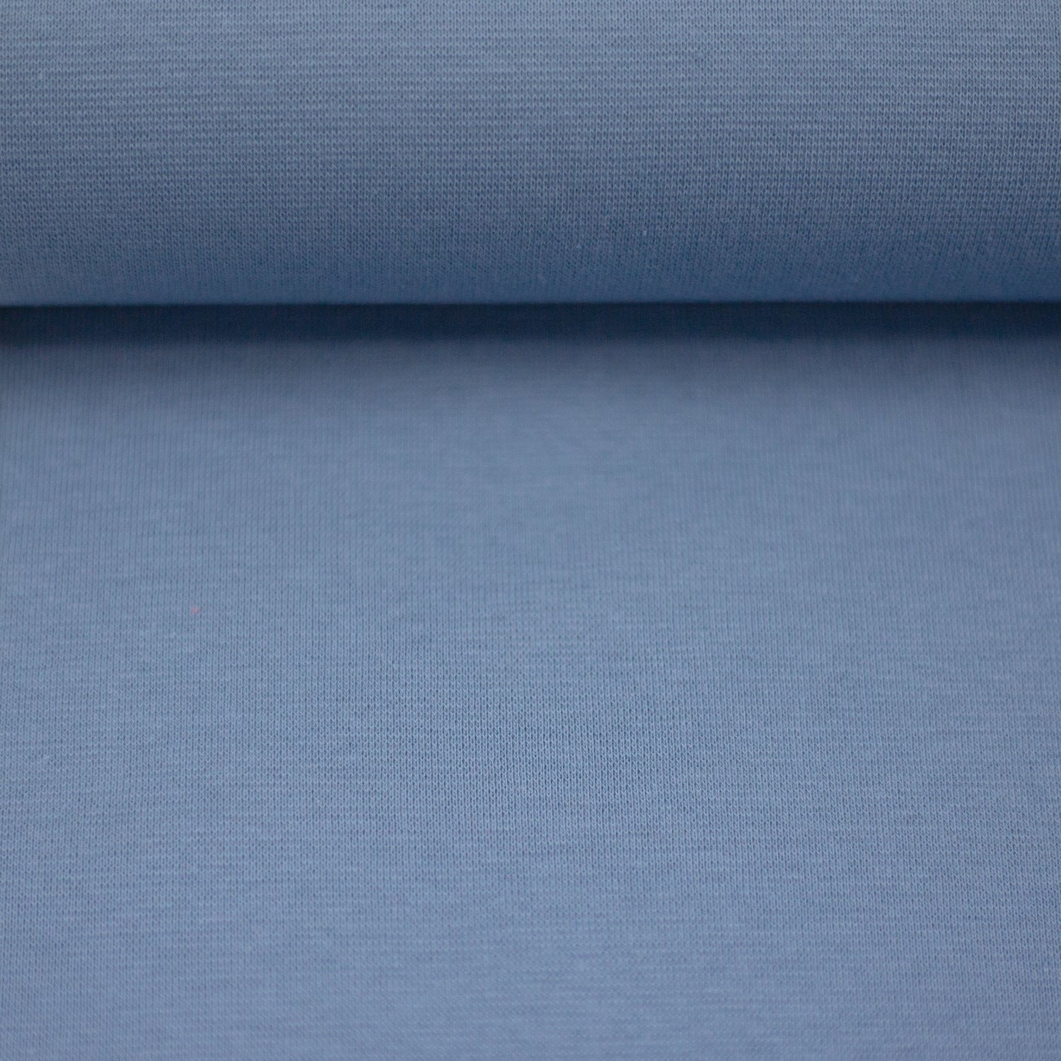 Bündchen, Heike, Uni, Mittelblau, Meterware