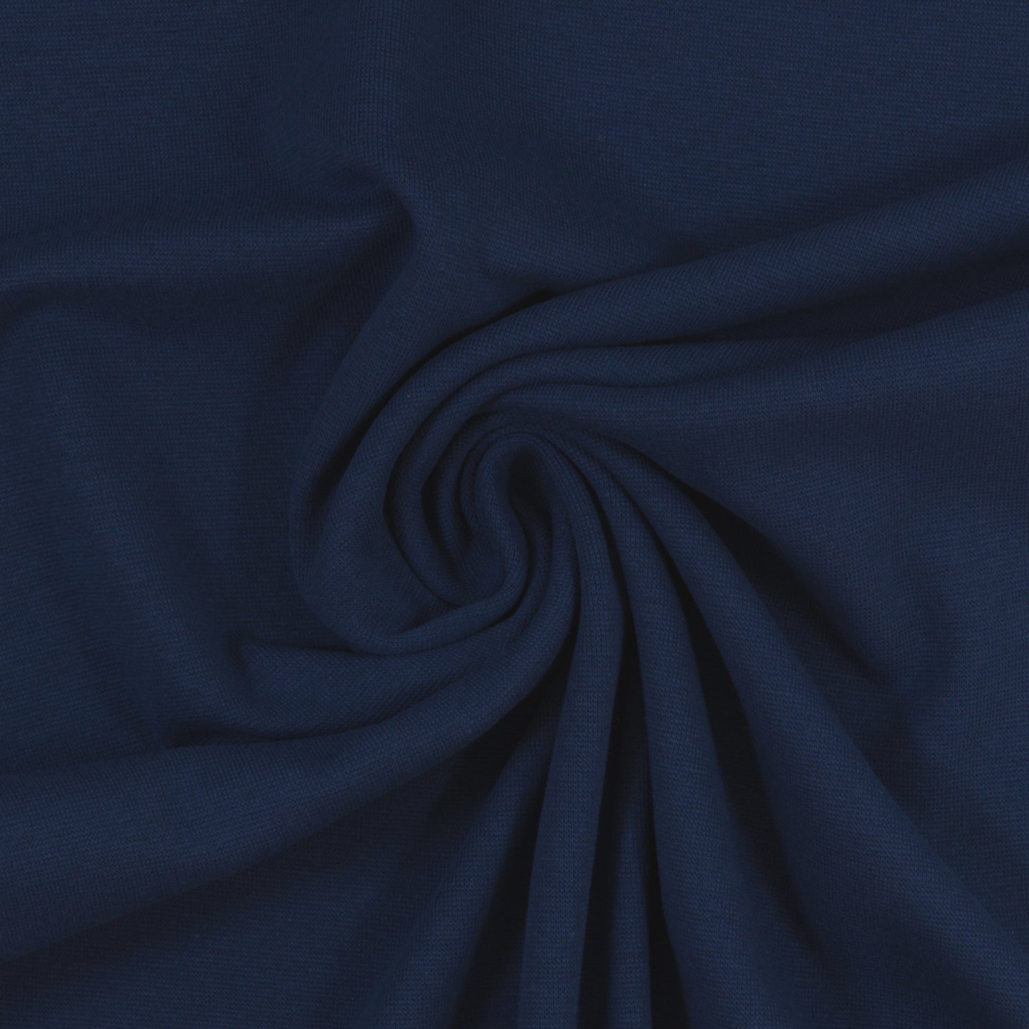 Bündchen, Heike, Uni, Blau, Marineblau, Meterware