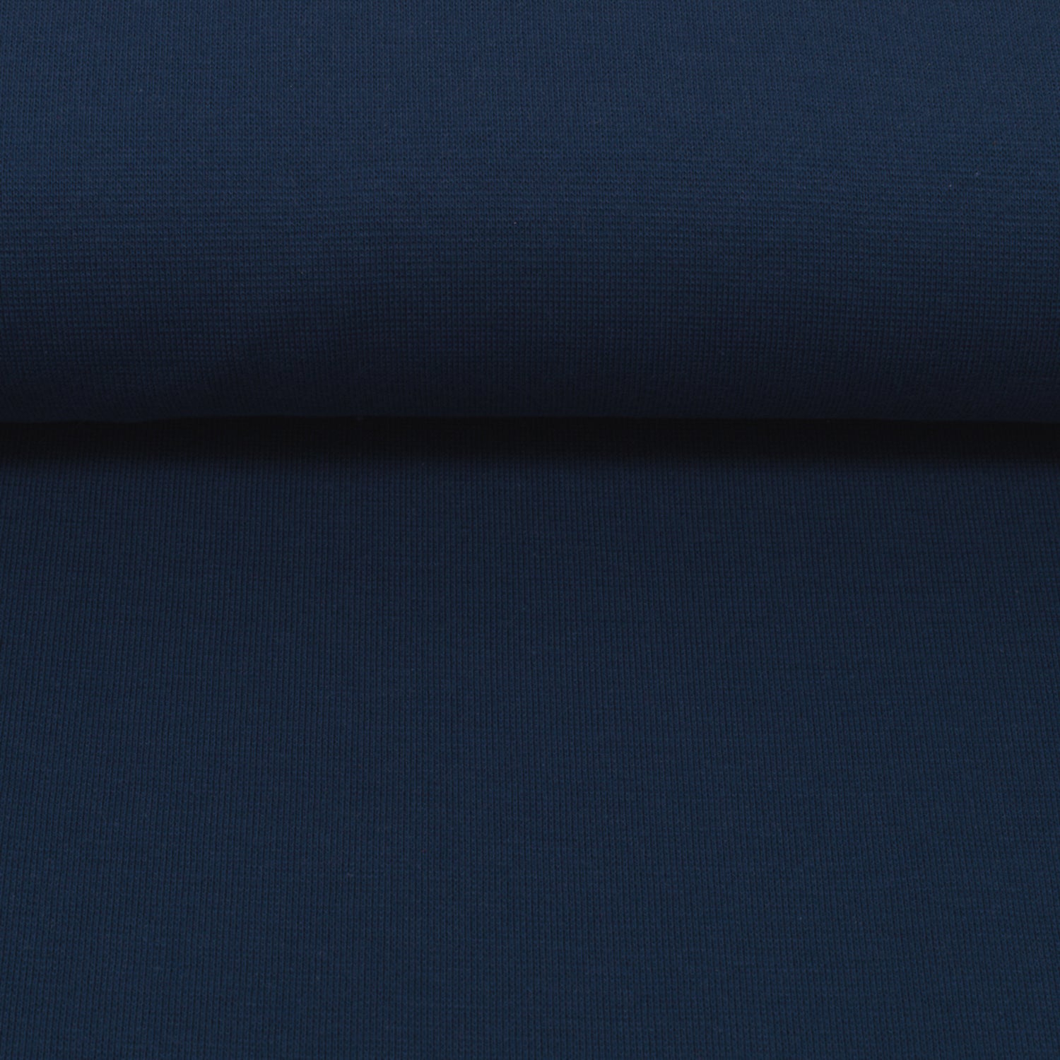 Bündchen, Heike, Uni, Blau, Marineblau, Meterware