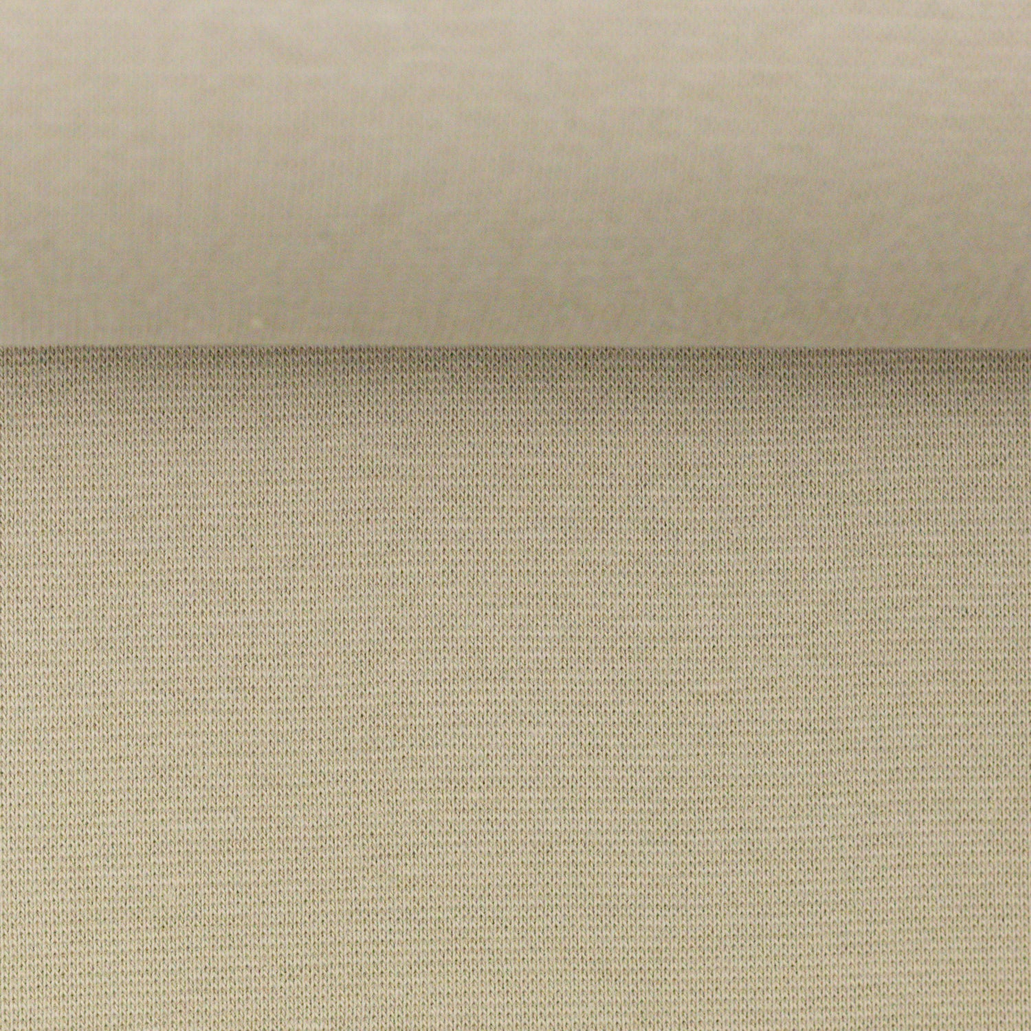 Bündchen, Heike, Uni, Grünbeige, Meterware