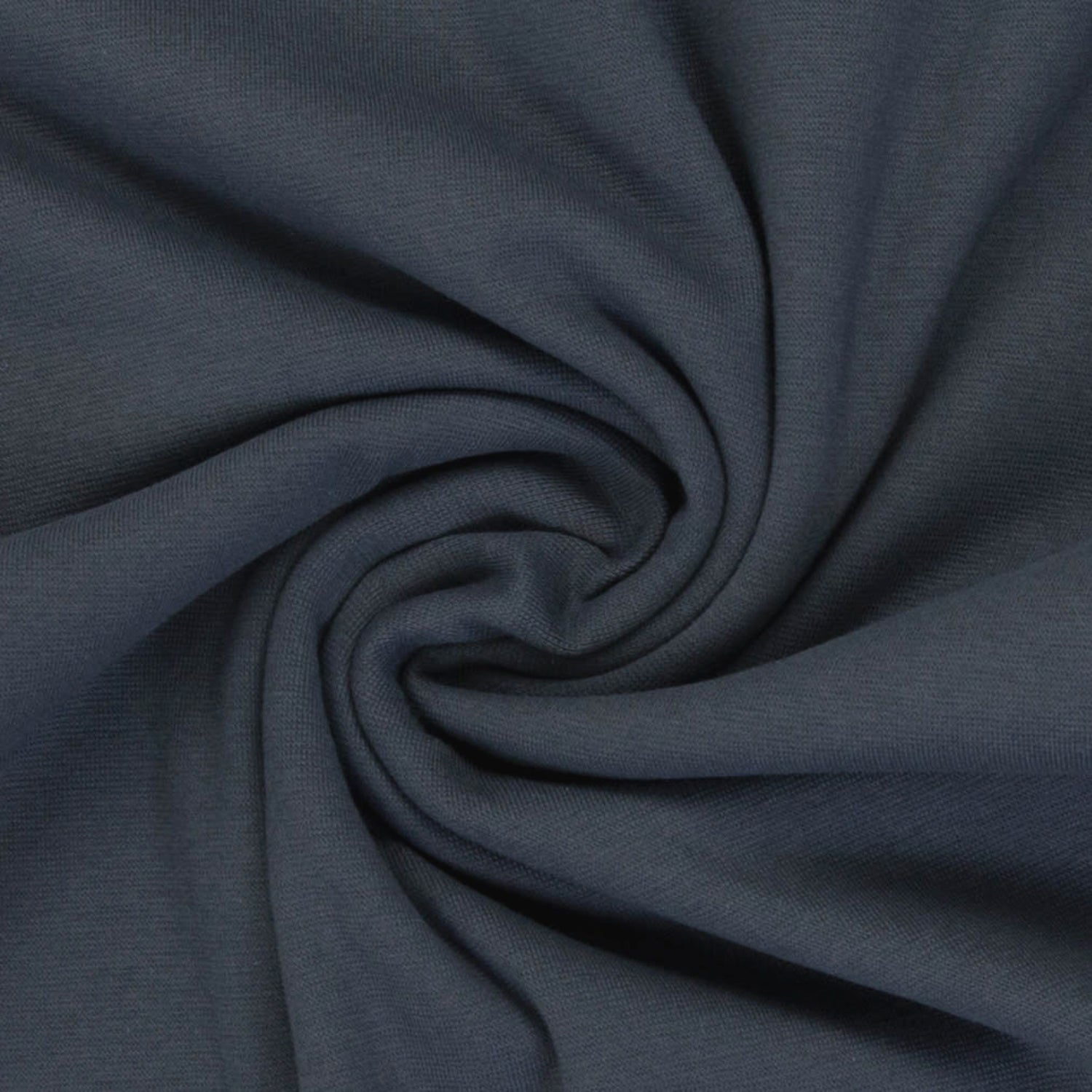 Bündchen, Heike, Uni, Graublau, Meterware