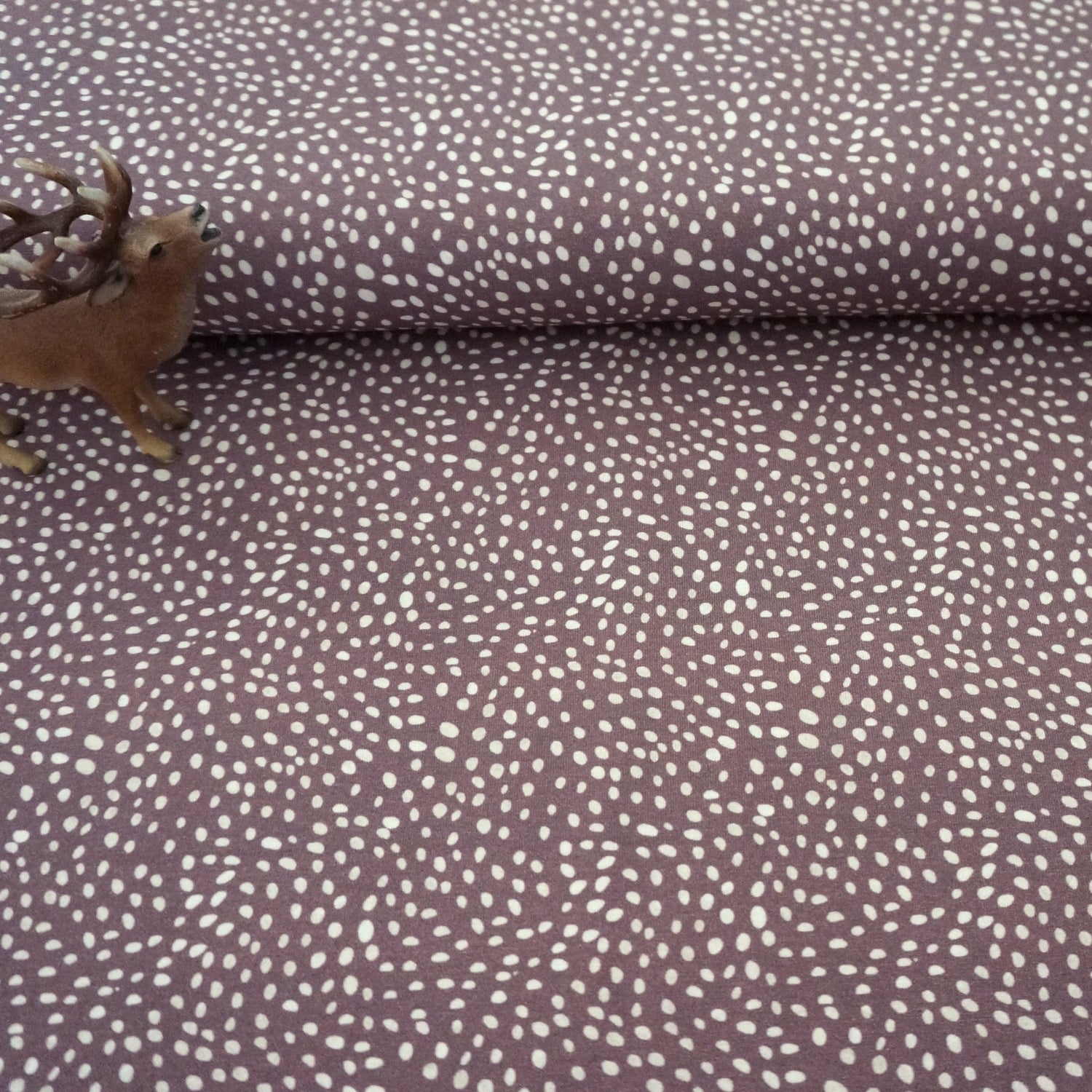 Jersey, Kleckse, Miniwinter, Mauve, swafing, Meterware