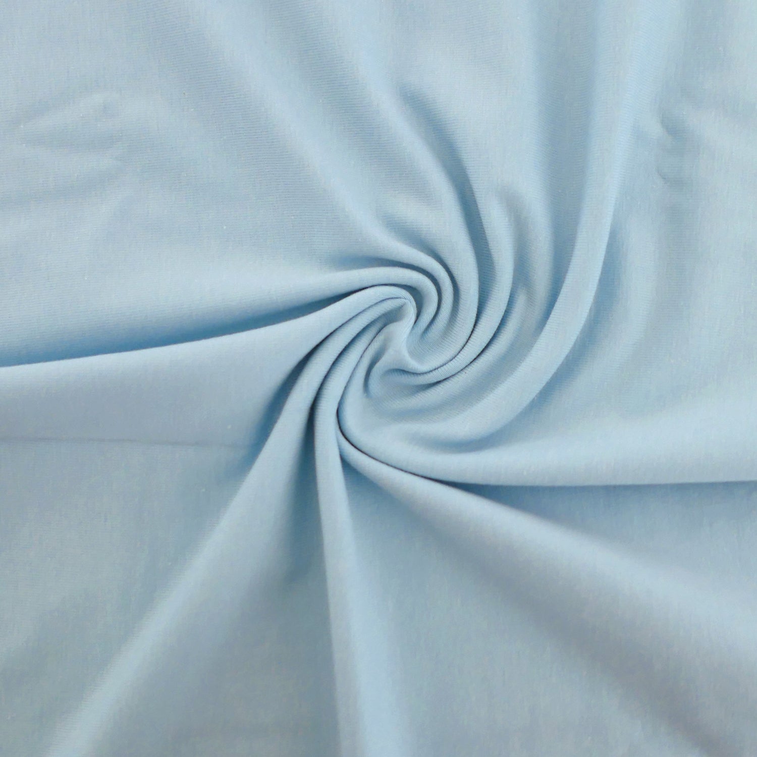 Jersey Uni, Softblau, Hellblau, Meterware